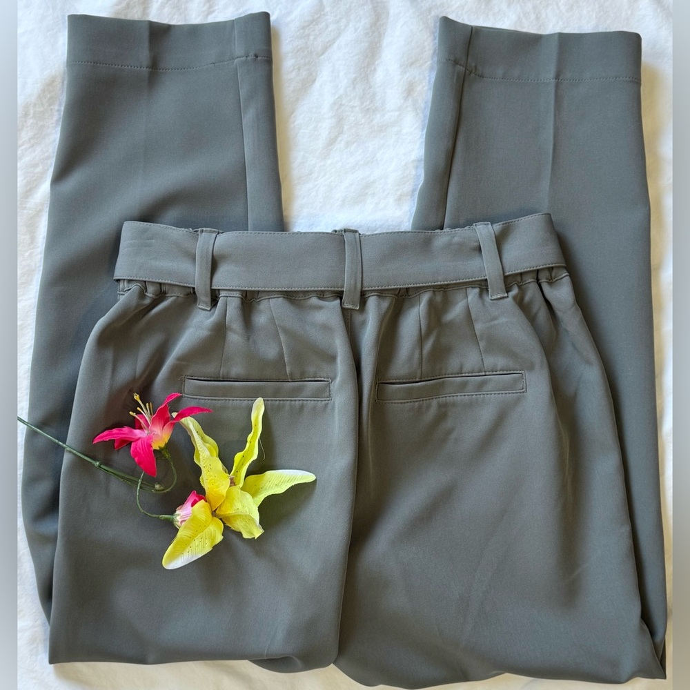Worn once! Loft paper bag style pants! - Picture 15 of 16